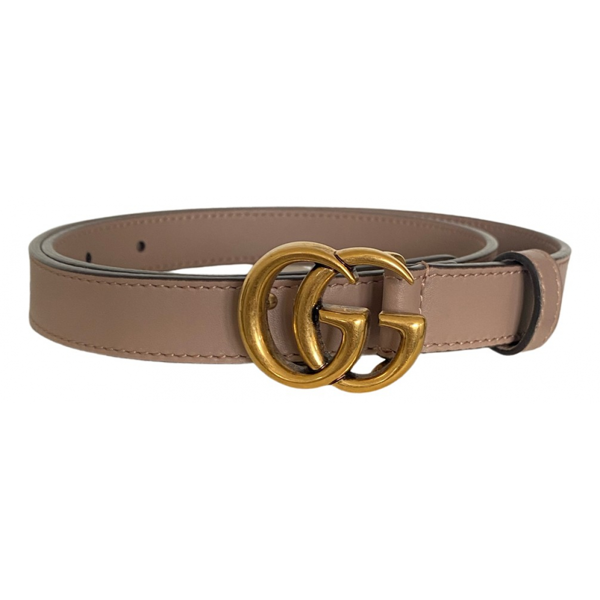 Leather belt Gucci Brown size 75 cm in 